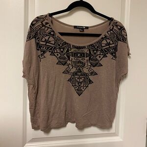 Aztec Jeweled Crop Top